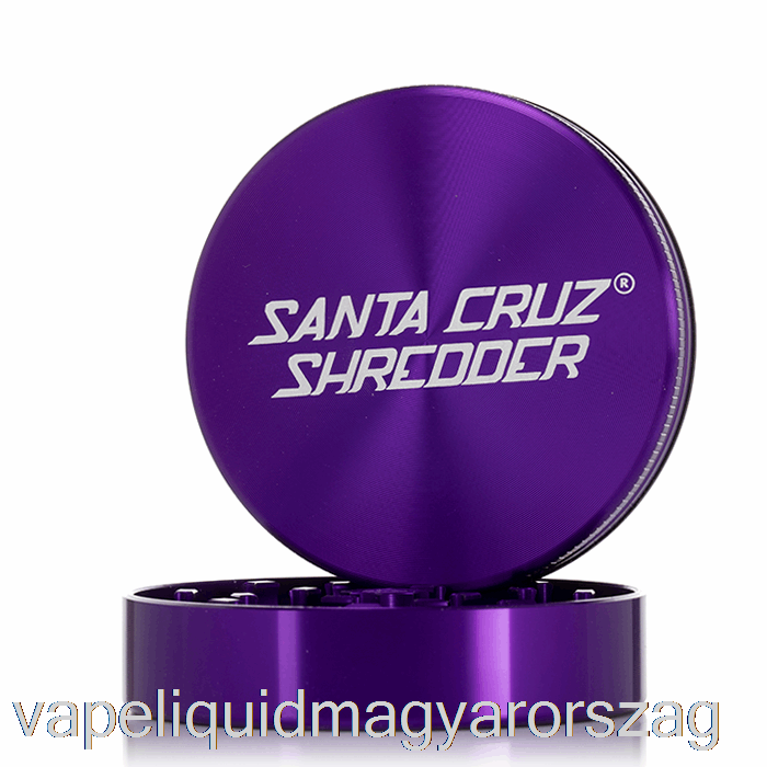 Santa Cruz Iratmegsemmisítő 2,75 Hüvelykes Nagy 2 Részes Daráló Lila (70 Mm) Vape E Cigi